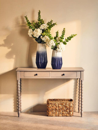 Heritage Two Drawer Desk with Natural Wash