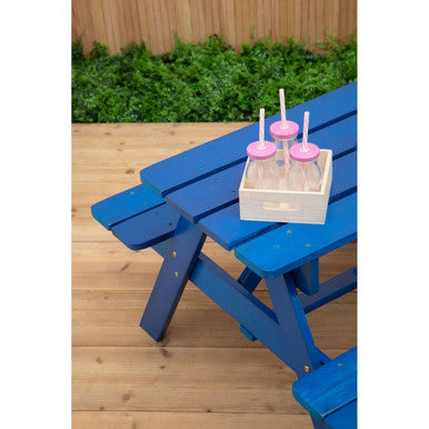 Brighton Blue Kids Picnic Bench
