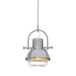 Industrial Revolution Chrome Pendant Light