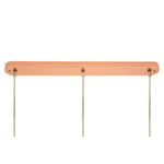 Jasper 3 Pendant Light with Copper Finish