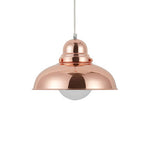 Jasper Bell Shaped Pendant Light with Copper Finish