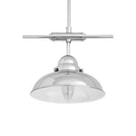 Jasper 3 Pendant Chrome Light