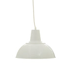 Bryen White Metal Pendant Light