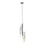 Lagona 5 Bulb Gold And Black Pendant Light