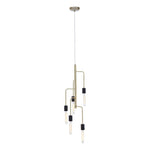 Lagona 5 Bulb Antique Brass Pendant Light