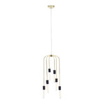 Lagona 6 Bulb Gold Finish Pendant Light