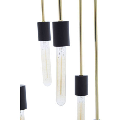 Lagona 6 Bulb Gold Finish Pendant Light