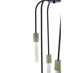 Lagona 6 Bulb Black Pendant Light