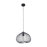 Lavis Black Finish Pendant Light