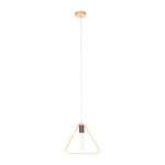 Lavis Gold Triangle Pendant Light