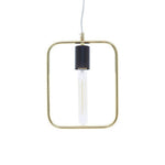 Lavis Black And Gold Finish Pendant Light