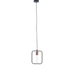 Lavis Black And Copper Finish Pendant Light