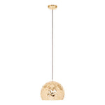 Leni Gold Finish Dome Pendant Light