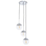 Revive Chrome Finish 3 Pendant Light