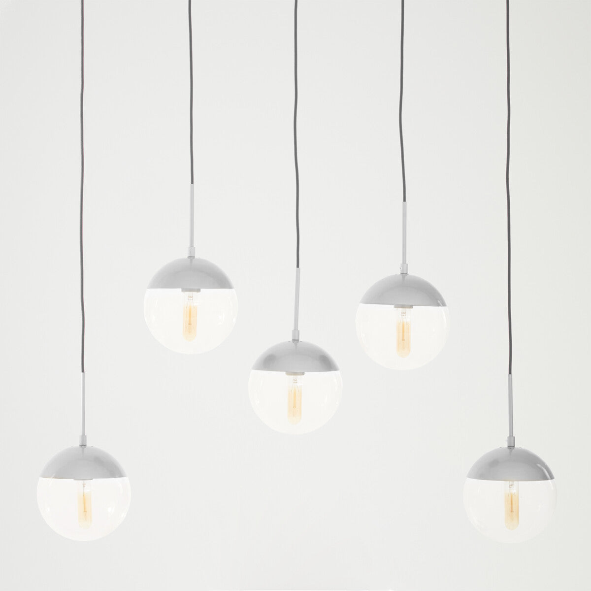 Revive Chrome 5 Pendant Light