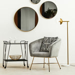 Revive Gold Finish Metal Floor Lamp