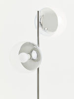 Revive Chrome Finish 2 Light Floor Lamp