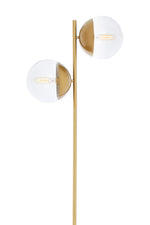 Revive Two Light Gold Finish Floor Lamp