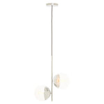 Revive Chrome Finish 2 Bulb Pendant Light