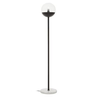 Revive Black Finish Metal Floor Lamp