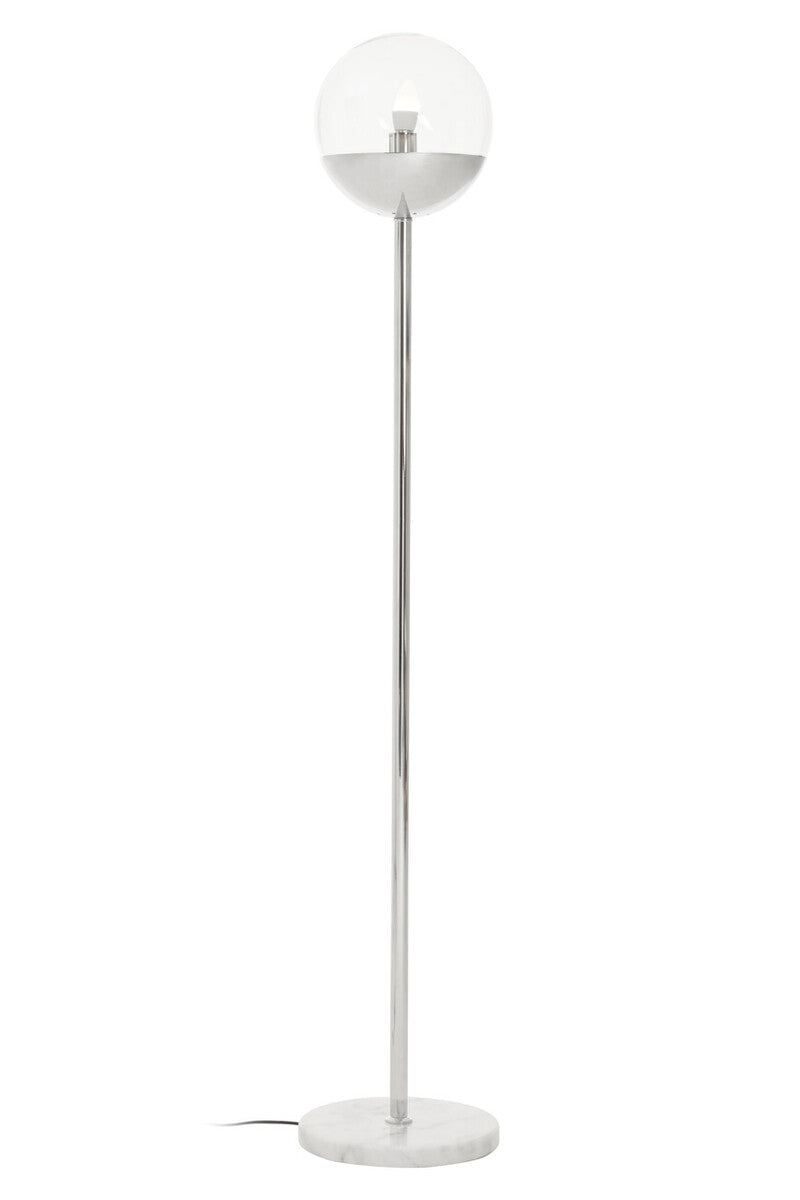 Revive Chrome Finish Metal Floor Lamp