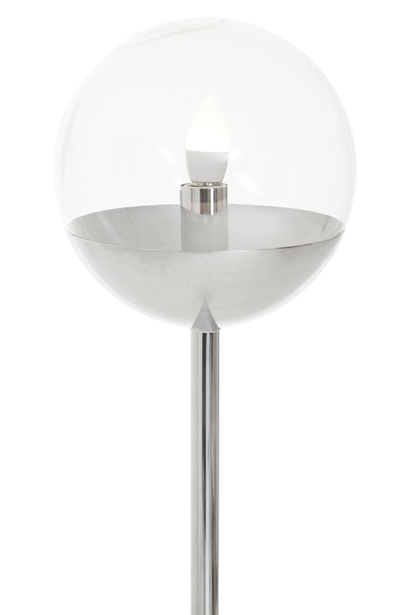 Revive Chrome Finish Metal Floor Lamp