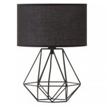 Wyra Black Shade Table Lamp