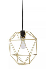 Wyra Champagne Gold Pendant Light