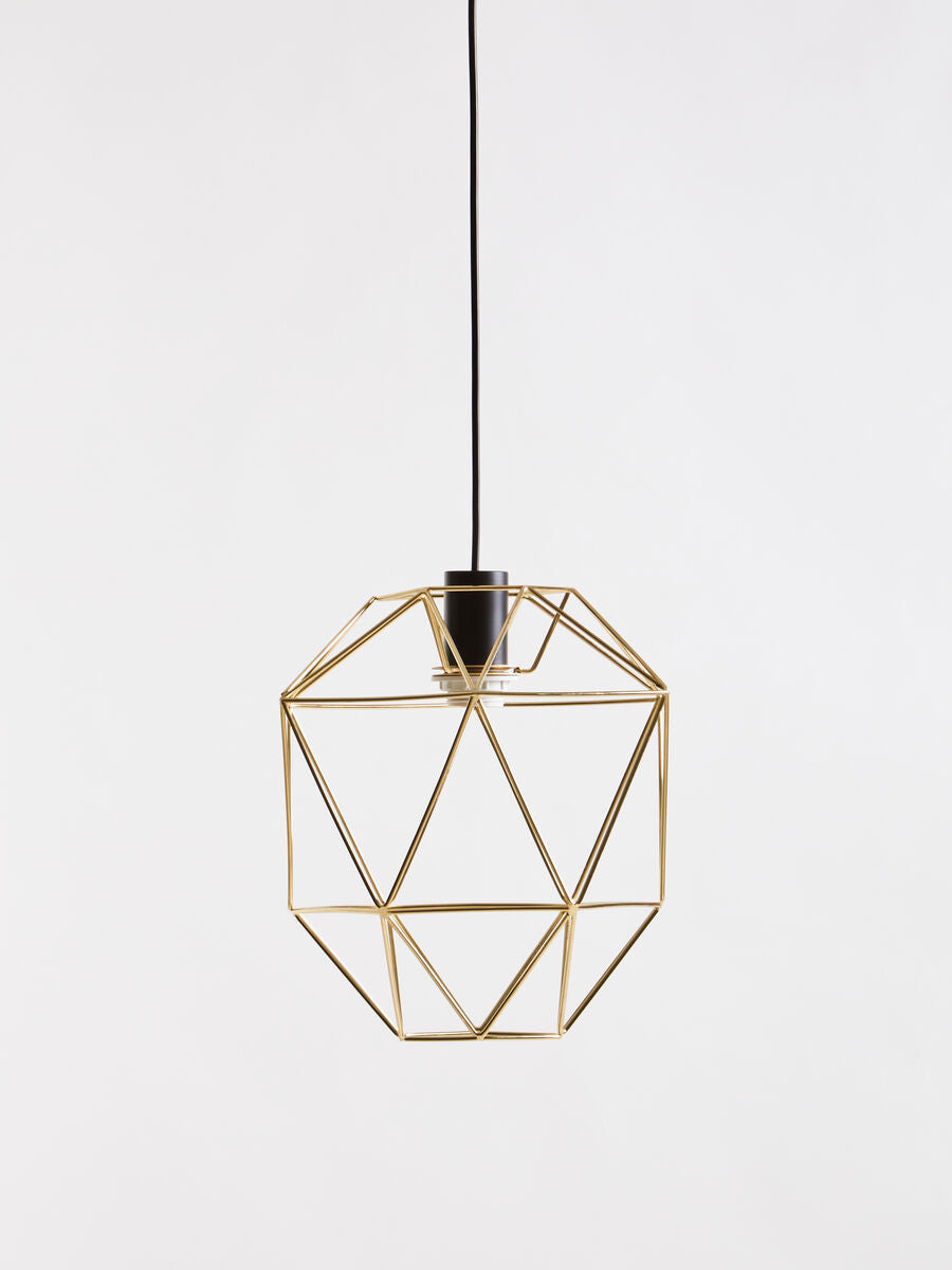 Wyra Champagne Gold Pendant Light