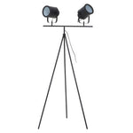 Stockholm Two Spotlight Matte Black Tripod Floor Lamp