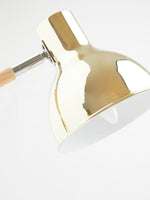 Stockholm Adjustable Desk Lamp in Shiny Brass Finish