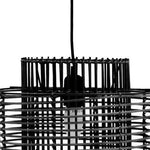 Jaya Black Rattan Overlapping Pendant Light