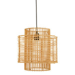 Jaya Natural Rattan Overlapping Pendant Lamp