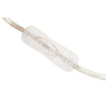 Helvetia Clear Crystal Table Lamp With Chrome Base