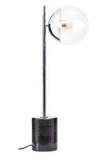 Revive Small Silver Finish Metal Table Lamp