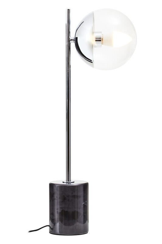 Revive Small Silver Finish Metal Table Lamp