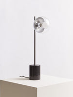 Revive Small Silver Finish Metal Table Lamp
