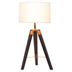 Malvern Tripod Table Lamp With Black Base