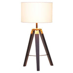 Malvern Tripod Table Lamp With Black Base