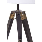 Malvern Tripod Table Lamp With Black Base