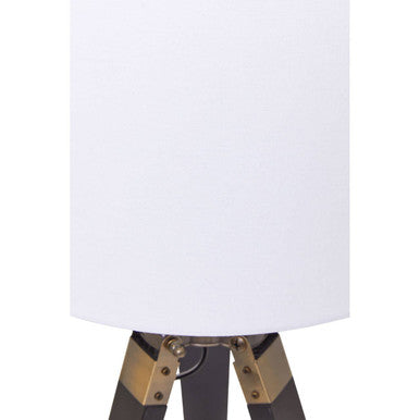 Malvern Tripod Table Lamp With Black Base
