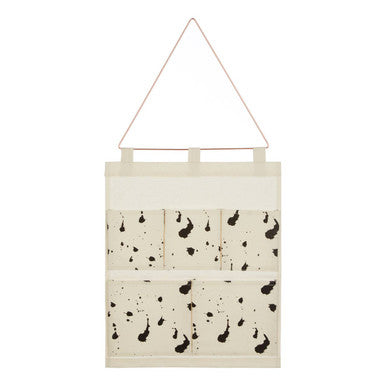 Verti White Wall Hanging Pocket Organiser