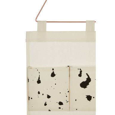 Verti White Wall Hanging Pocket Organiser