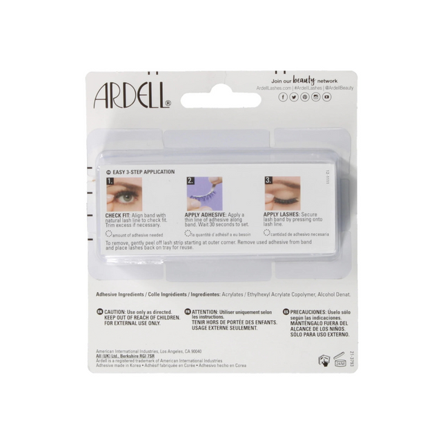 Ardell Wispies Lashes Demi 120 Black with Duo Glue