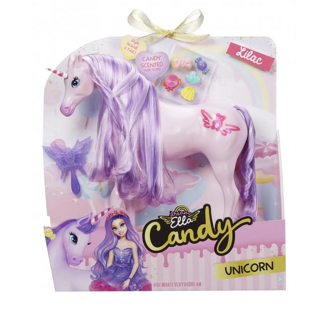 Dream Ella Candy Unicorn Toy - Lilac-35051583677-Bargainia.com