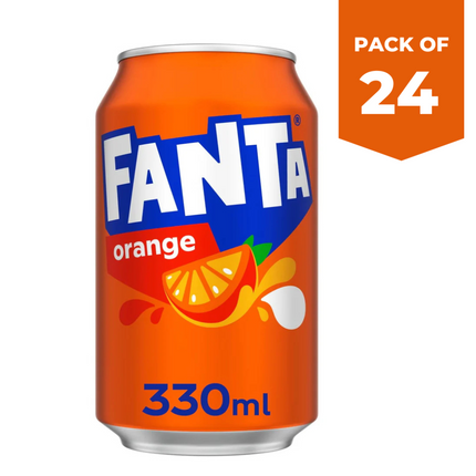 Fanta Orange - 330ml - Pack of 24