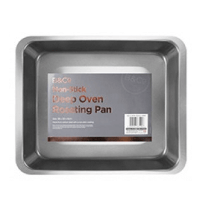 Non Stick Deep Oven Roaster Pan 38cm-5050565635907-Bargainia.com