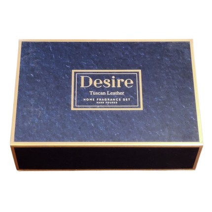 Tuscan Leather Jar Candle & Reed Diffuser Gift Set-5010792729954-Bargainia.com