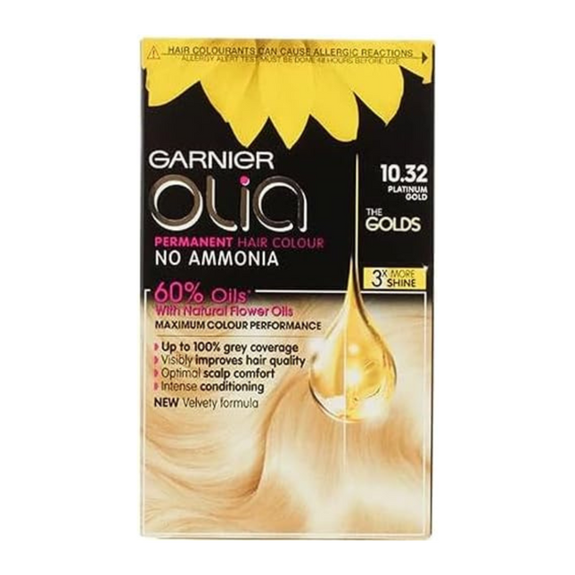 Garnier Olia Permanent Hair Dye - Platinum Gold 10.32