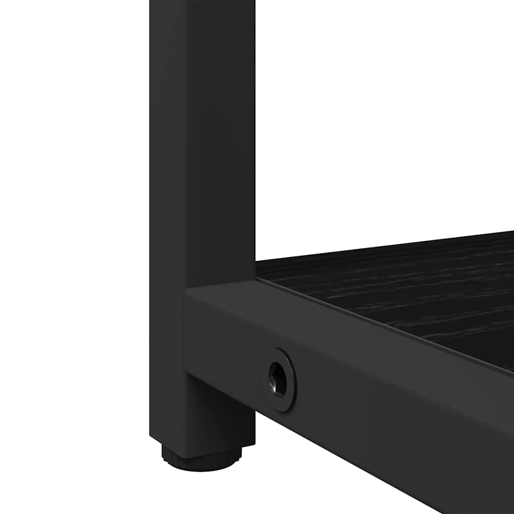 3 Piece Bathroom Furniture Set Black Oak Engineered Wood - Bargainia.com - 8721158868510 - 3334393